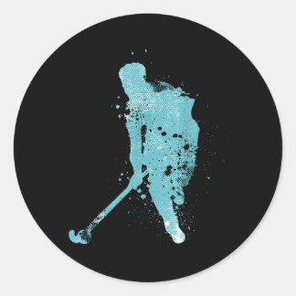 Sticker Rond Accessoires d'entraîneur de hockey sur gazon Splas