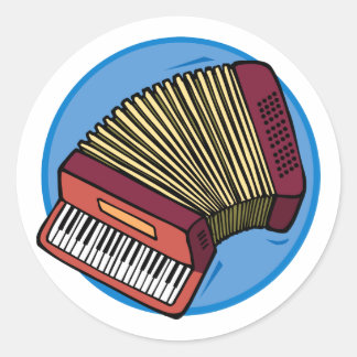 Sticker Rond accordéon