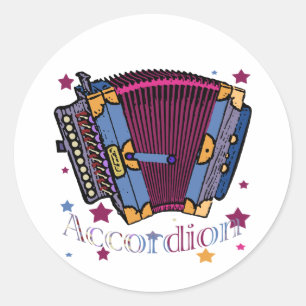 Sticker Rond Accordéon
