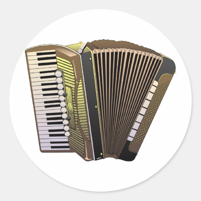 Sticker Rond Accordien (Devant)