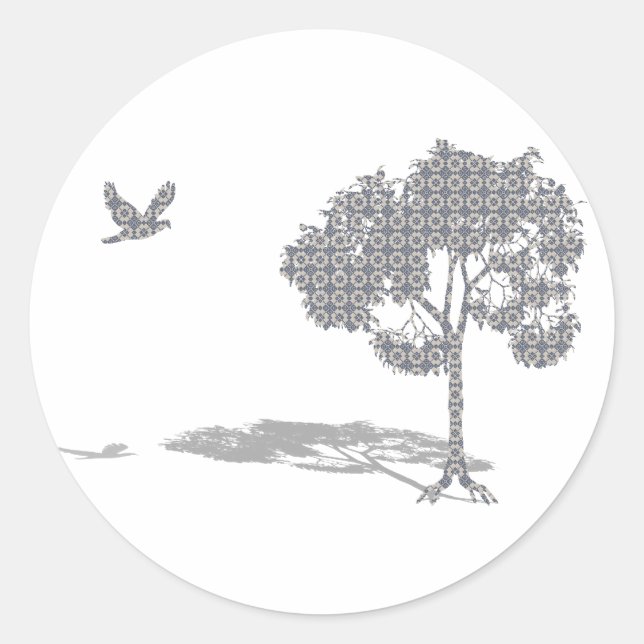 Sticker Rond Accueil (Devant)