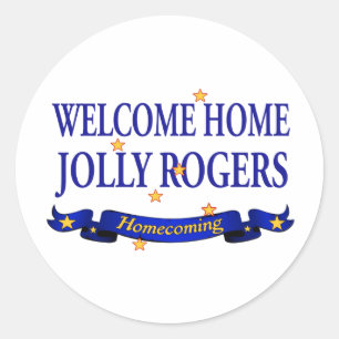 Sticker Rond Accueil Jollys rogers
