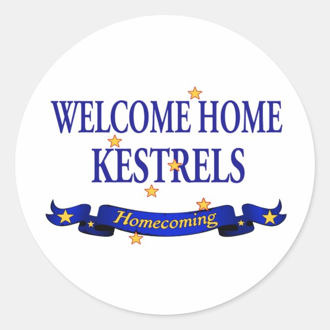Sticker Rond Accueil Kestrels (Devant)