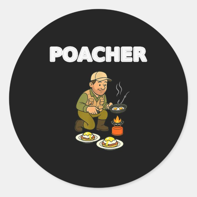 Sticker Rond Acher Fishing Tee Fishing Gift Hunting Gift Funny  (Devant)
