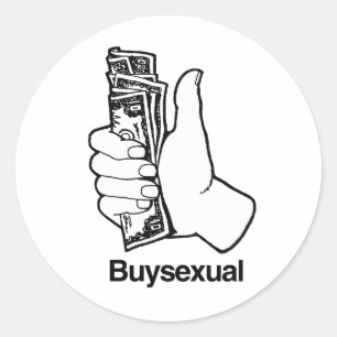 Sticker Rond Acheterexuel
