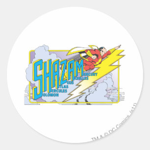 Sticker Rond Acronyme Shazam 2