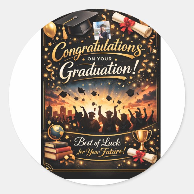 Sticker Rond Acrylic Wall Art (Devant)