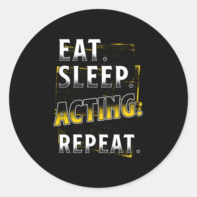 Sticker Rond Acteur (Devant)