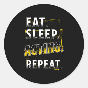 Sticker Rond Acteur