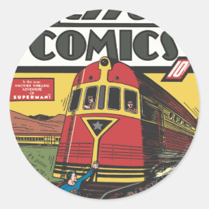 Sticker Rond Action Comics - juin 1939