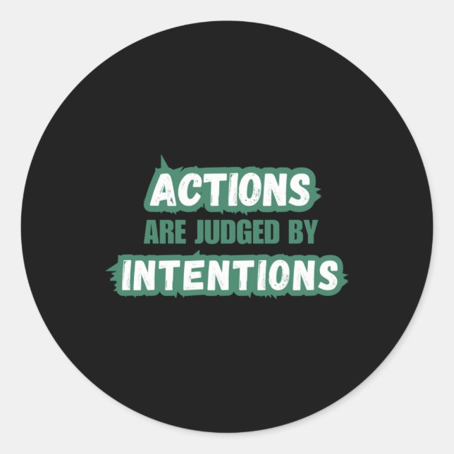 Sticker Rond Actions Jugées (Devant)