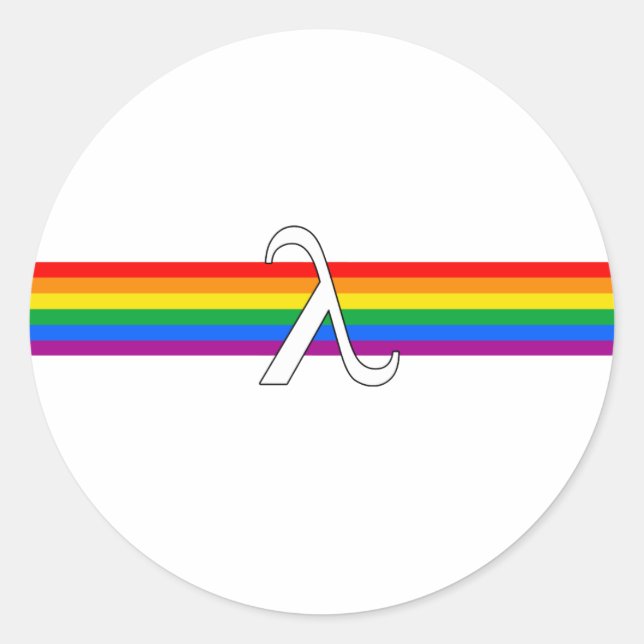 Sticker Rond Activisme gay pride (Devant)
