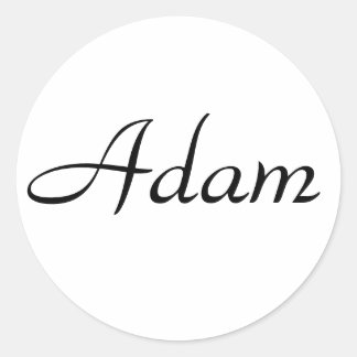 Sticker Rond Adam
