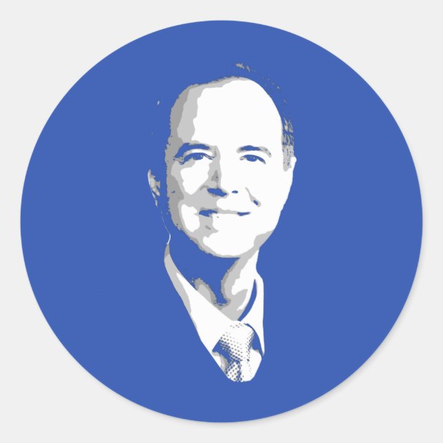 STICKER ROND ADAM SCHIFF (Devant)