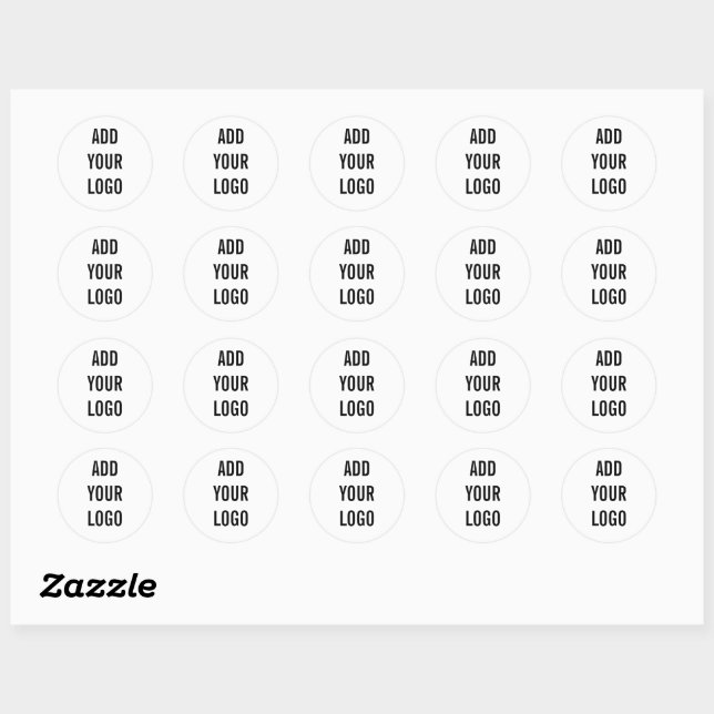 STICKER ROND ADD YOUR LOGO (Feuille)