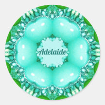 ADELAIDE ~ Motif fractal Abstrait clair ~