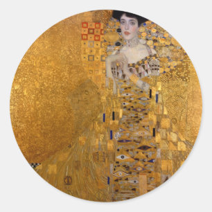 Sticker Rond Adele, la dame en or - Gustav Klimt
