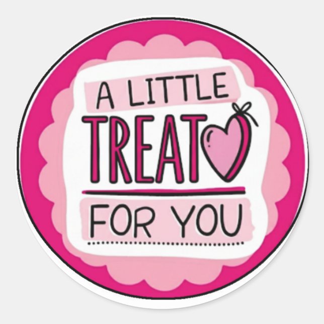 Sticker Rond Adesivo a  little (Devant)