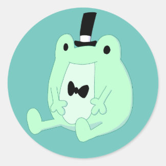Sticker Rond Adesivo de sapo