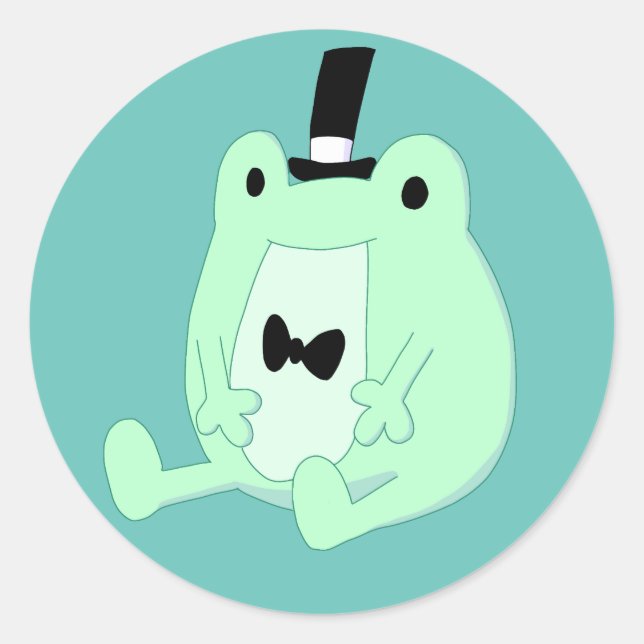 Sticker Rond Adesivo de sapo (Devant)