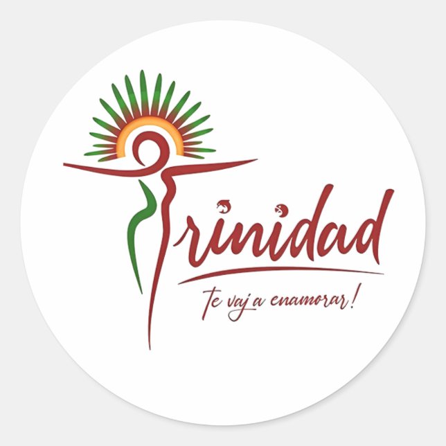 Sticker Rond Adesivo Trinidad (Devant)