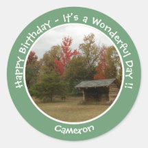 Adirondack Lean-to en automne Anniversaire Article