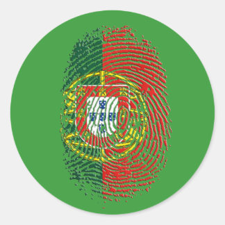 Sticker Rond ADN Português (ADN) - Tugas Camisas e Presentes