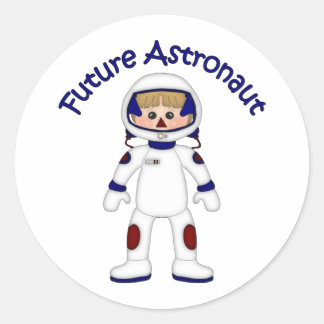 Sticker Rond Adorable futurs astronautes Tee - shirts et cadeau