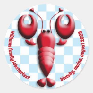 I LOVE homard-autocollant sticker décalque 6cm