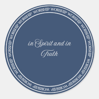 Sticker Rond Adoration - Sceau de chasse