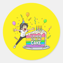 Adulte au gâteau - Cadeau d'anniversaire mignon