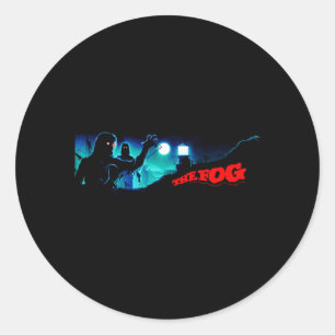 Sticker Rond Affiche de film d'horreur Halloween