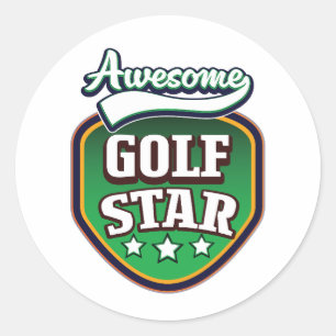 Sticker Rond Affiche de voyage de Chicago Illinois USA