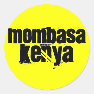 Sticker Rond Africankoko Custom Mombasa, Kenya