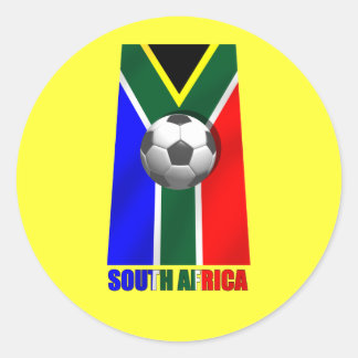 Sticker Rond Afrique du Sud Soccer Ball godies pour les fans