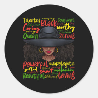 Sticker Rond Afrique Noire Histoire Afrique Amérique Dames Juin