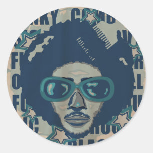 STICKER ROND AFRO
