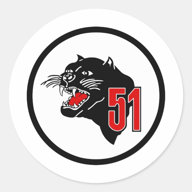Sticker Rond AG 51 Immelmann (Devant)