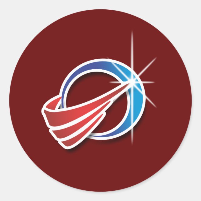 Sticker Rond Agence de défense antimissile (Devant)