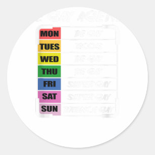 Sticker Rond Agenda Gay Gay Ou Lesbienne