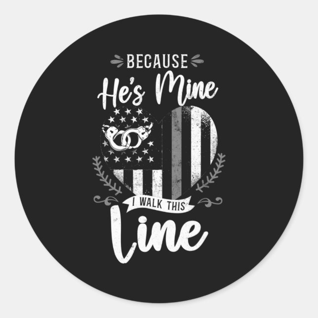 Sticker Rond Agent correctionnel Ami He American Flag (Devant)