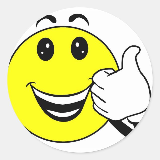 Sticker Rond agitateur jaune (Devant)