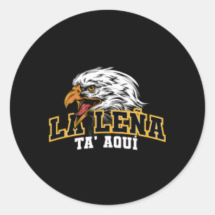 Sticker Rond Aguilas Cibaenas La Lena Ta Aqui Santiago
