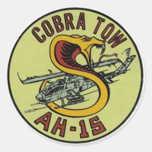STICKER ROND AH-1S COBRA TOUR DECAL
