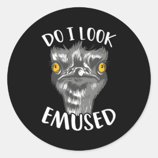Sticker Rond Ai-Je L'Air Emus