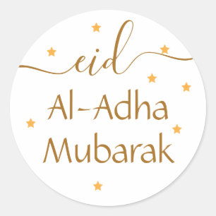 Sticker Rond Aïd Al Adha Moubarak Salutation islamique
