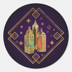 Sticker Rond Aïd Moubarak - Joyeux Aïd