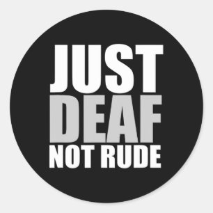 Sticker Rond Aide auditive pour la sensibilisation des personne