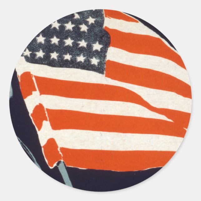 Sticker Rond Aidez votre garçon (Devant)