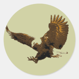Sticker Rond Aigle
